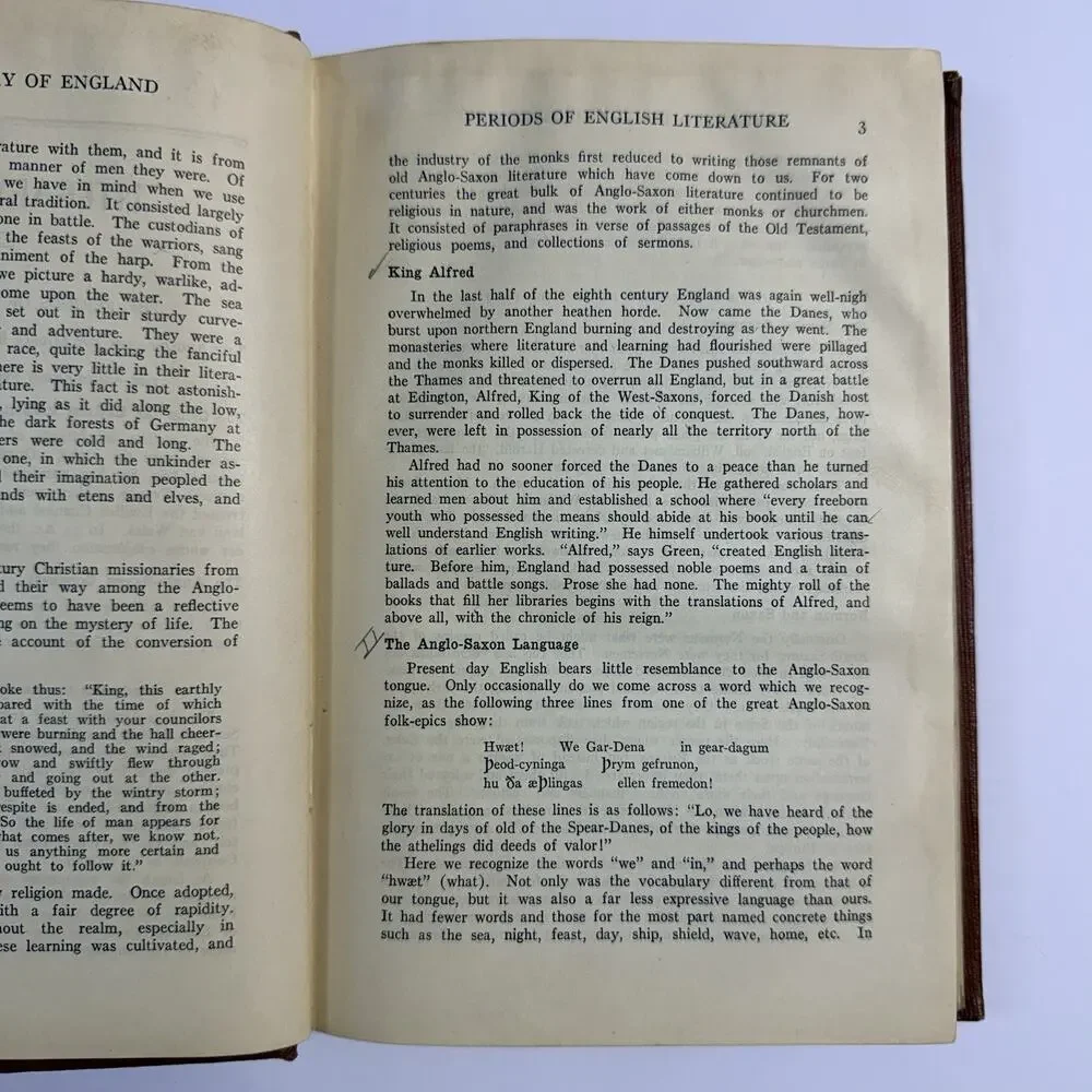 Prose and Poetry Of England Including History Of English Literature McGraw 1935